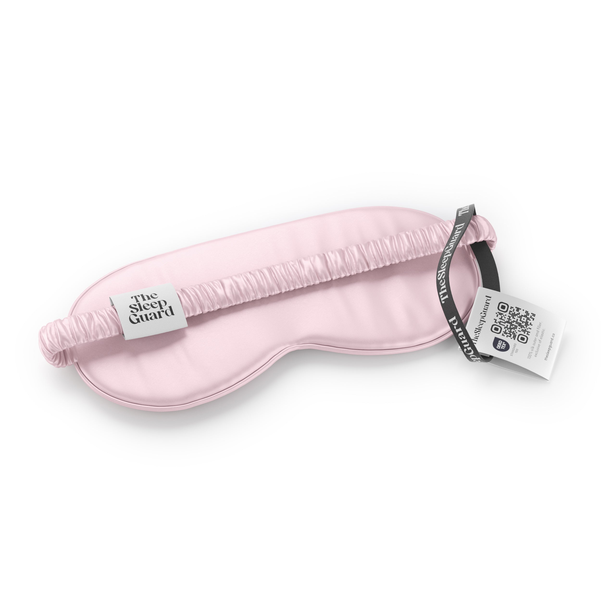 Pure Silk Sleep Mask [100% 6A Mulberry Silk, 22 Momme] - Peony Pink